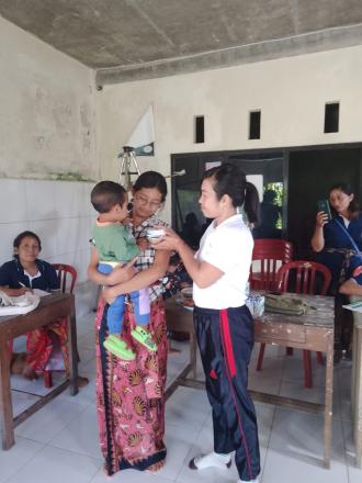 Posyandu di Banjar Dinas Belulang Tingkatkan Kesehatan Ibu dan Anak